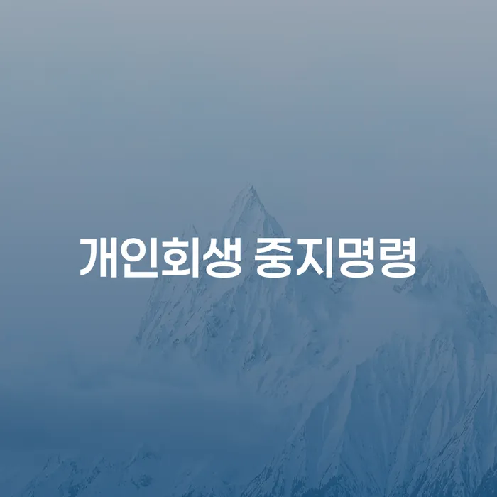 파산관재인 개인회생으로 해결방법 잘하는 변호사